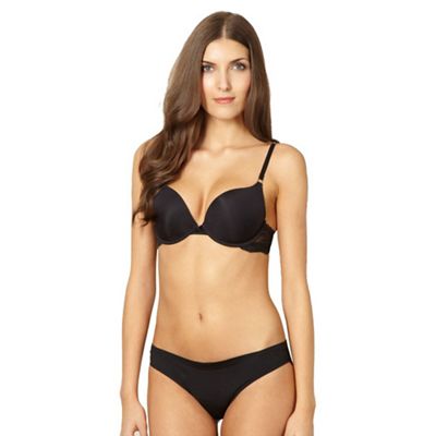 Debenhams Black lightweight push up bra